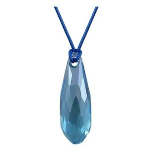 Swarovski Blue Teardrop Pendant Necklace
